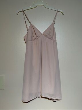 Show Me Your MuMu Pale Blush Slip Dress